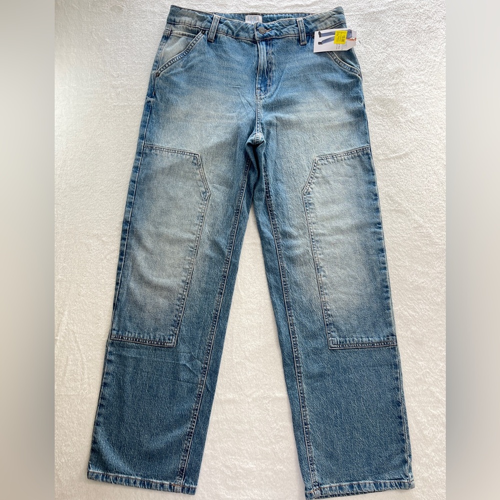 NEW Time and Tru Women's Blue Straight Leg Jeans